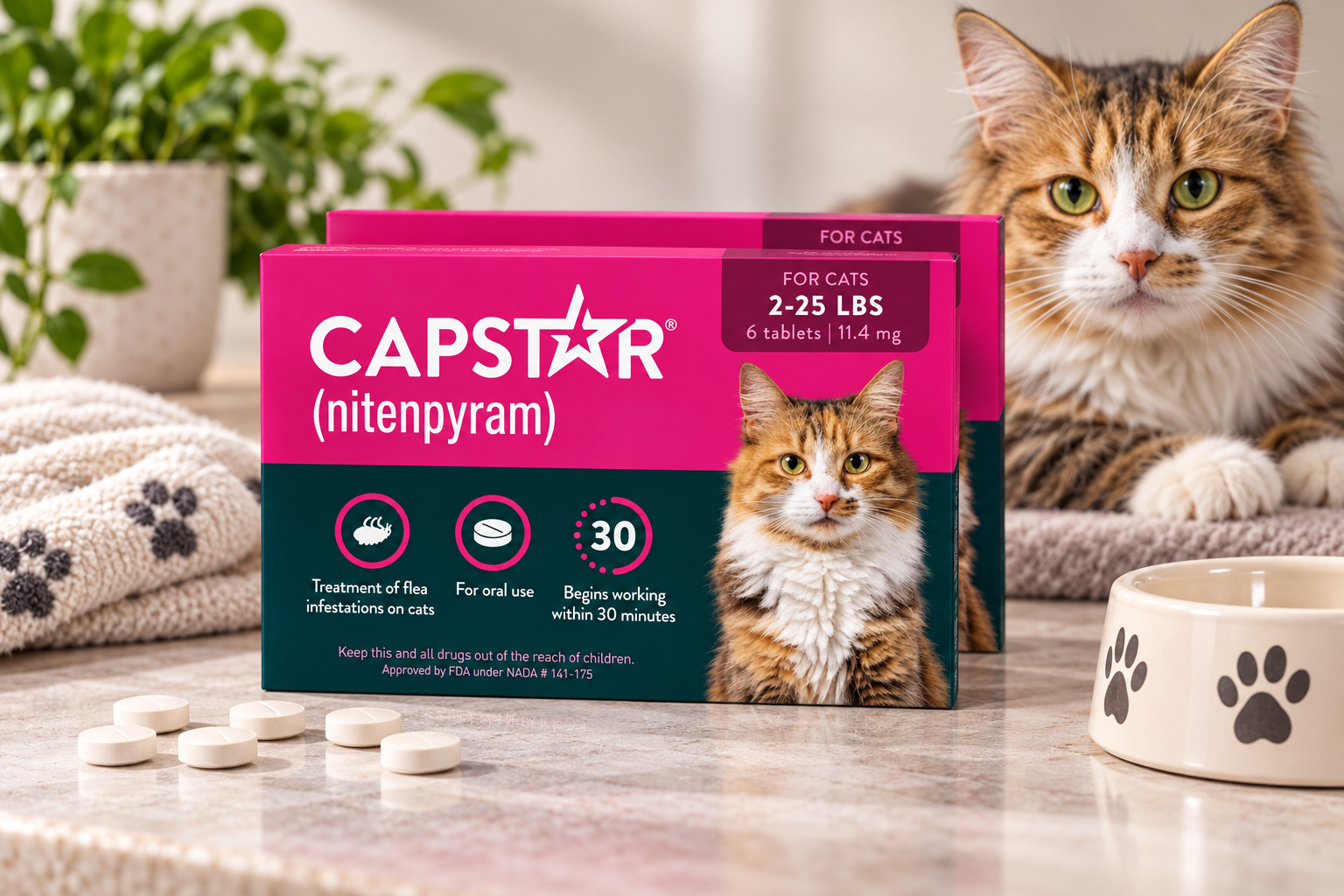 Fleas on Your Cat? Here’s What Capstar Can Do in the First Few Hours